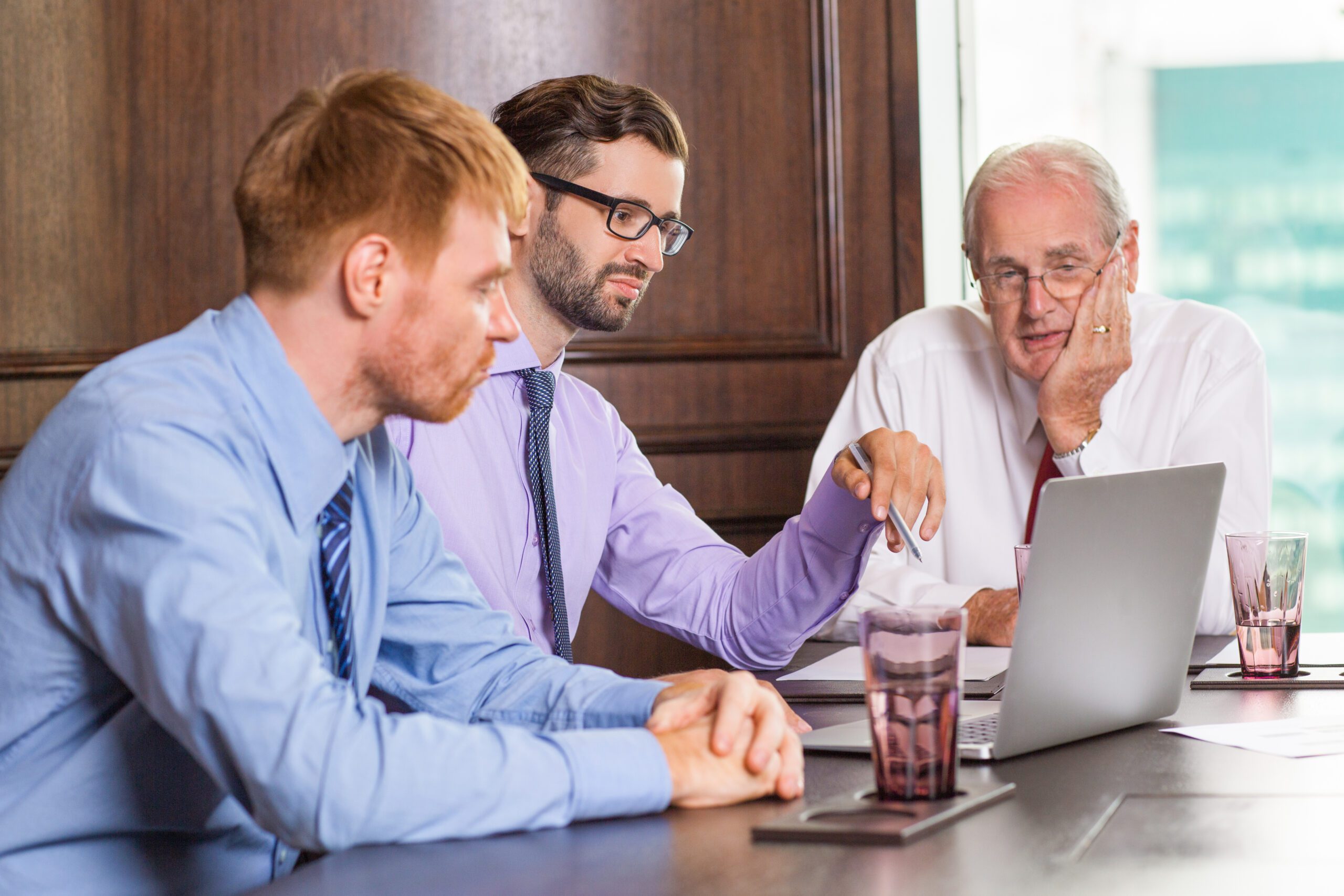 Business Team Discussing Project